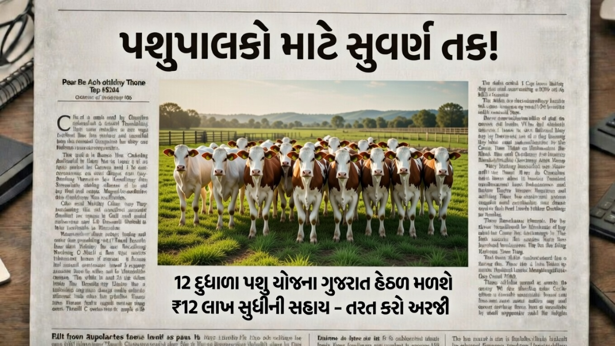12 Dudhala Pashu Yojana Gujarat